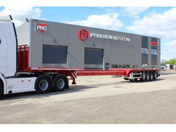 Semi-remorque plateau Dennison Trailers extendable 21,25 meter