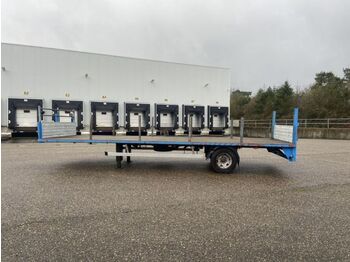 Semi-remorque plateau Doornwaard Be oplegger vlak 7 ton