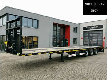 Semi-remorque plateau Kässbohrer LB3E / Plattformverlängerung (m): 6,9 /MEGA /NEW
