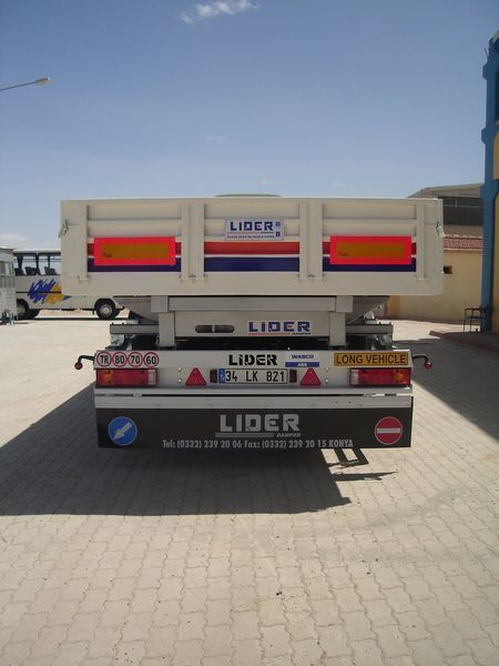 Semi-remorque plateau LIDER 2023 Model NEW trailer Manufacturer Company READY: photos 11