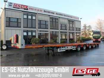 Semi-remorque plateau Yalcin 4-Achs-Megatrailer - teleskopierbar
