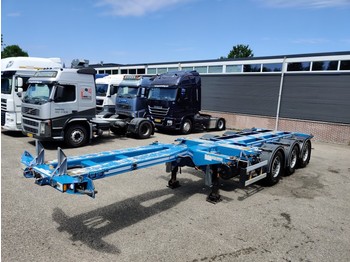 Semi-remorque porte-conteneur/ caisse mobile D-Tec FLEXITRAILER MULTI SAF-assen Schijfremmen - Lift-as - 07/2020 APK