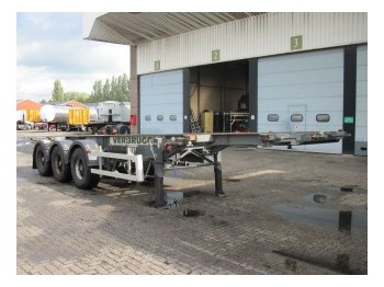 De Kraker CONTAINER CHASSIS 3-AS - Semi-remorque porte-conteneur/ Caisse mobile