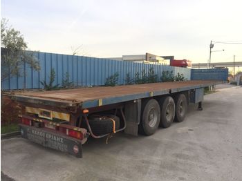 Semi-remorque porte-conteneur/ caisse mobile KASSBOHRER CONTAINER 40 ft 2x 20 ft