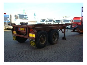 Netam-Freuhauf open 20 ft container chassis - Semi-remorque porte-conteneur/ Caisse mobile