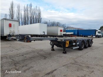  Ostatní D-Tec FT-43-03 V Flexitrailer tříosý - semi-remorque porte-conteneur/ caisse mobile