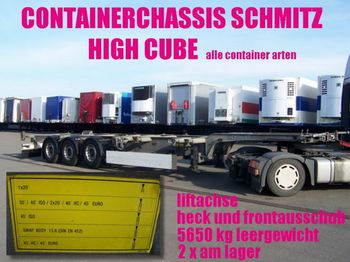 Schmitz SCF 24 G / HIGH CUBE 20/30/40/45 2x vorhanden - Semi-remorque porte-conteneur/ Caisse mobile