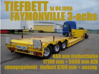 Faymonville FAYMONVILLE TIEFBETTSATTEL 8700 mm + 5500 zwangs - Semi-remorque surbaissé