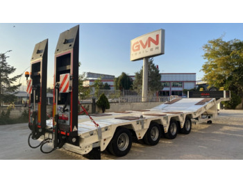 GVN TRAILER 4 Axle Hydraulic Platform Lowbed - Semi-remorque surbaissé