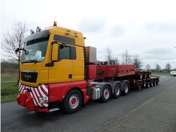 Semi-remorque surbaissé Goldhofer S-THP 35T Goldhofer Gooseneck + THP LTSO 3 + 3 + 3 Axle Module