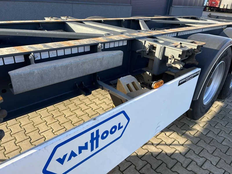 Semi-remorque porte-conteneur/ Caisse mobile Van Hool TOP! 40FT HC, discbrakes, liftaxle, empty-weight: 5.460kg, ADR-attest, NL-chassis: photos 15