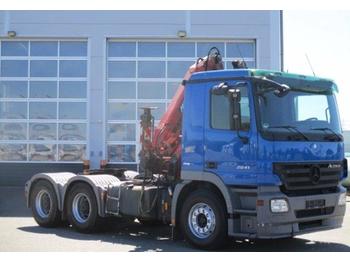 Tracteur routier Mercedes-Benz Actros 2641 LS 6x4 Actros 2641 LS 6x4 mit Kran MKG HLK 161: photos 1