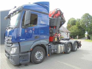 Tracteur routier Mercedes-Benz Actros 2645 Euro 6 6X4 Fassi 80 t/m crane Kran: photos 1