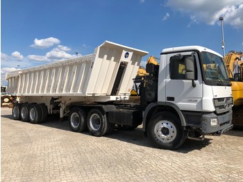 Tracteur routier Mercedes-Benz Actros 3848 6x4 with Gorica 40 cbm 3-Axle Dump Trailer