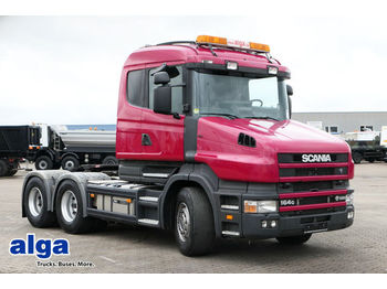 Tracteur routier Scania 164 G 580, 6x4, Retarder, Hydraulik, Hauber, V8