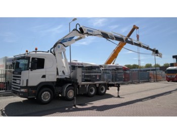 Tracteur routier Scania 164 G/580 V8 8X4 WITH EFFER 920 6S CRANE WITH JIB 4S 467.000KM: photos 1