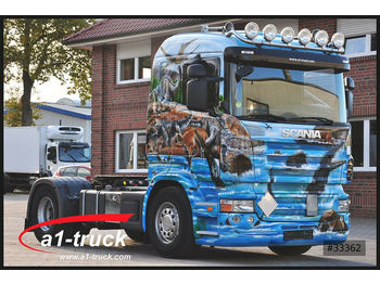 Tracteur routier Scania R 380 Kipphydraulik, Motor leckt Diesel !!: photos 1