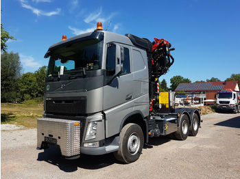 Tracteur routier Volvo FASSI455L214 -KORB - HYDRAULIK -Pritsche Plane