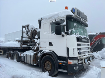 Camion plateau SCANIA R124