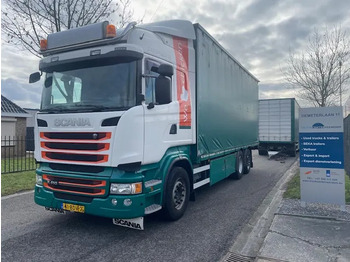 Camion à rideaux coulissants SCANIA R 410