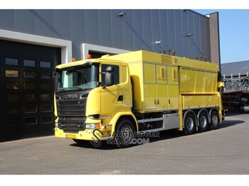 Camion hydrocureur Scania R580 V8 RSP 3 Turbine Saugbagger