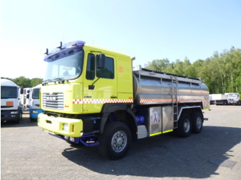 Camion hydrocureur M.A.N. 28.414 6x4 Euro 2 water tank / fire truck 13.8 m3 / 4 comp: photos 1