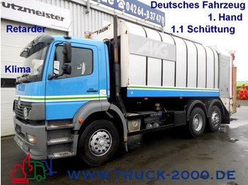Benne à ordures ménagères pour transport de déchets Mercedes-Benz 2628 Faun520*SL-KG-AS1.1Schüttung*Retarder*1.Hd.: photos 1