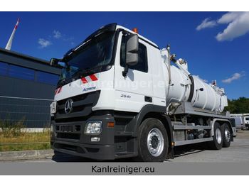 Camion hydrocureur Mercedes-Benz Actros 2541 Saugwagen mit Kolben: photos 1