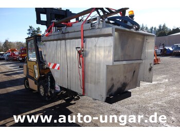 Benne à ordures ménagères pour transport de déchets Multicar Müllaufbau PB400 Aluaufbau mit Hilfsrahmen 4m³ Kipper Presse Lifter: photos 3