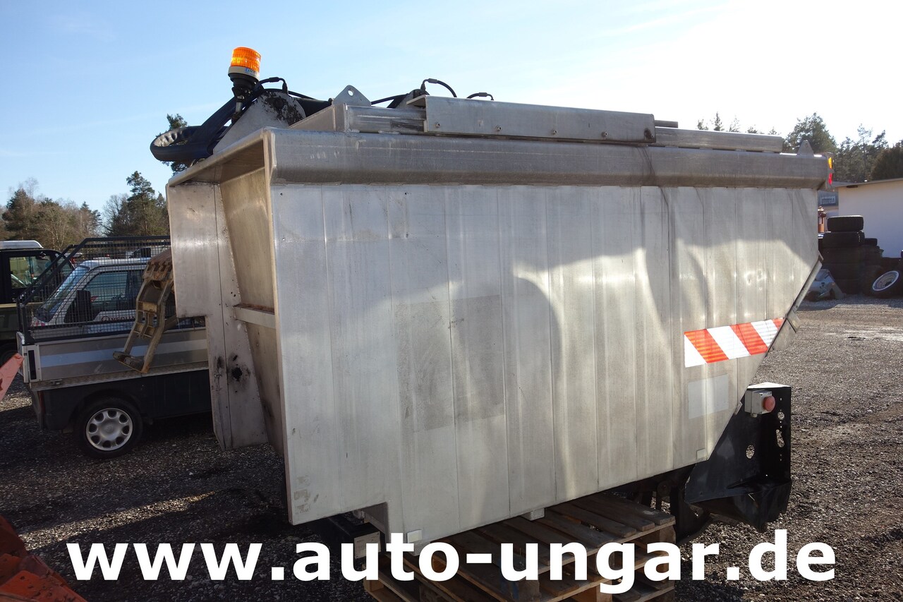 Benne à ordures ménagères pour transport de déchets Multicar Müllaufbau PB400 Aluaufbau mit Hilfsrahmen 4m³ Kipper Presse Lifter: photos 21
