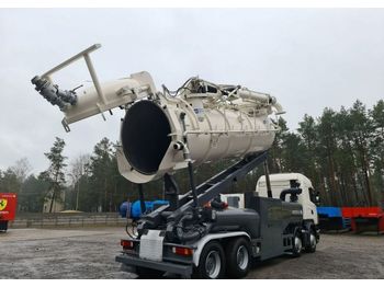 Camion hydrocureur Scania R500 V8 Ładowarka próżniowa ssąco-nadmuchowa Naaktgeboren Vacu: photos 1