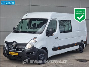 Renault Master 170pk L3H2 Dubbel Cabine Airco Navi Trekhaak Euro6 7 persoons 8m3 A/C Double cabin Towbar - fourgon utilitaire