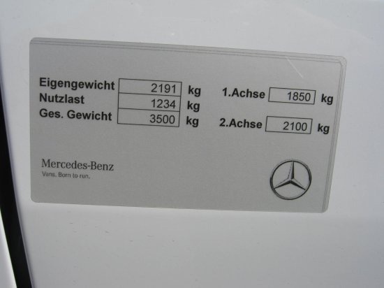 Fourgon utilitaire Mercedes-Benz Sprinter 315 CDI Standart-Hoch: photos 12