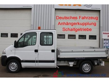 Fourgon plateau, Utilitaire double cabine Opel Movano 2.5 CDTI-7 Sitzer-AHK-Nur 67 TKm Schalter: photos 1