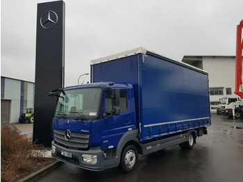 Véhicule utilitaire plateau baché Mercedes-Benz Atego 818 L Pritsche/Plane Klima Schiebplanen