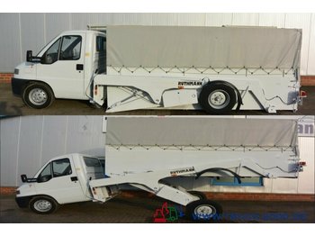 Véhicule utilitaire plateau baché Ruthmann Fiat Cargolader Niederflur Hubwagen zGG 3.5 to