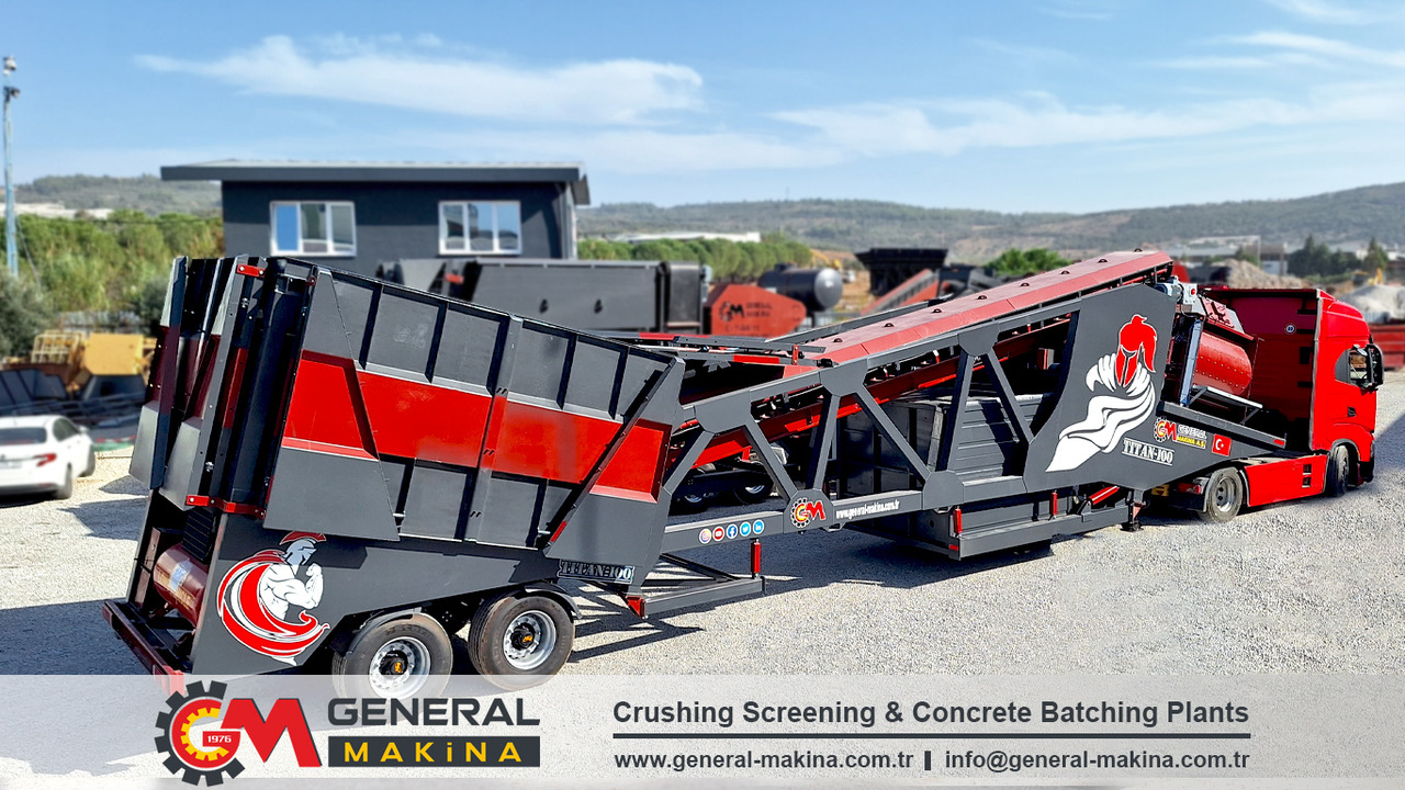 General Makina Titan 100 m3 Mobile Concrete Batching Plant - Centrale à béton: photos 5