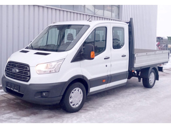 Ford Transit 350 DOKA + Pritsche + Klima + AHK - Fourgon plateau: photos 1