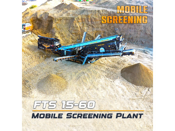 FABO FTS 15-60 MOBILE SCREENING PLANT 500-600 TPH | Ready in Stock - Concasseur mobile: photos 1