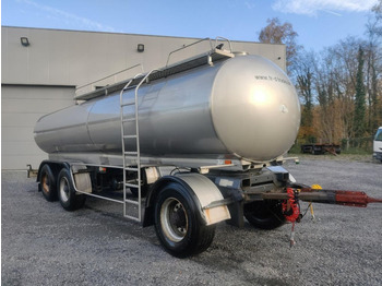 ETA 3 AXLES INSULATED STAINLESS STEEL TANK 17000L  (2 COMPARTMENTS) - Remorque citerne: photos 1