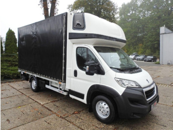 Peugeot BOXER Curtain side 4,25 m + Tail lift - Camion à rideaux coulissants: photos 1
