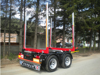 Remorque pour transport de bois neuf GSODAM Tandem Holzrungen-Anhänger ab 2.650kg!!: photos 1