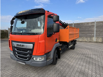 Camion ampliroll, Camion grue DAF FA LF 180 8t / Abrollkipper, Ladekran   Containe: photos 2