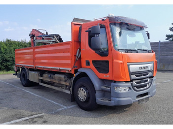 Camion plateau, Camion grue DAF FA LF 320 19t Fassi Kran: photos 3