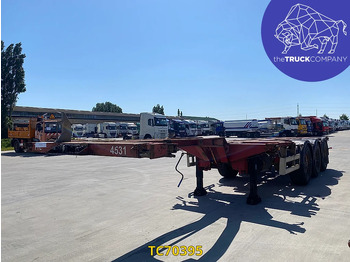 Semi-remorque porte-conteneur/ Caisse mobile PACTON