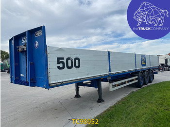 Semi-remorque plateau VAN HOOL