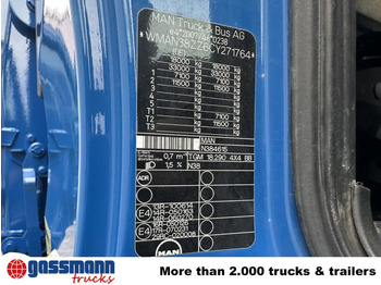 Camion benne, Camion grue MAN TGM 18.290 4X4 BB, EEV, Heckkran Atlas AK: photos 5