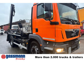 Camion multibenne MAN TGM 18.290 4x2 BB, Tele-Absetzer: photos 3