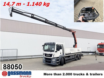 Camion plateau MAN TGS 26.400