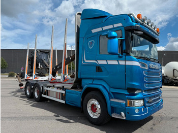 Camion grumier, Camion grue Scania R730 V8 6x4 Palfinger Epsilon M12L80 / Holz Wood: photos 3
